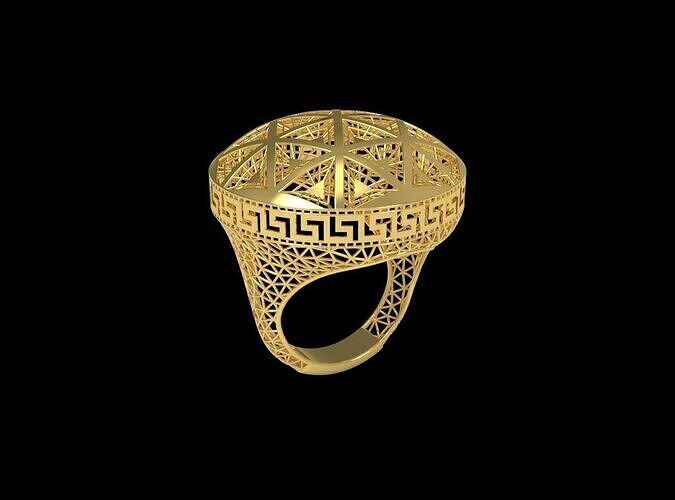Fusion Gold Rings RABB04 3D print model
