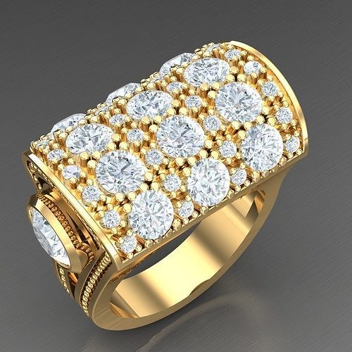 Man Ring New Design 2MR071 3D model