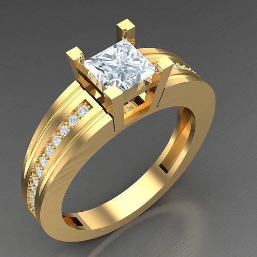 Man Ring New Design 2MR070 3D model