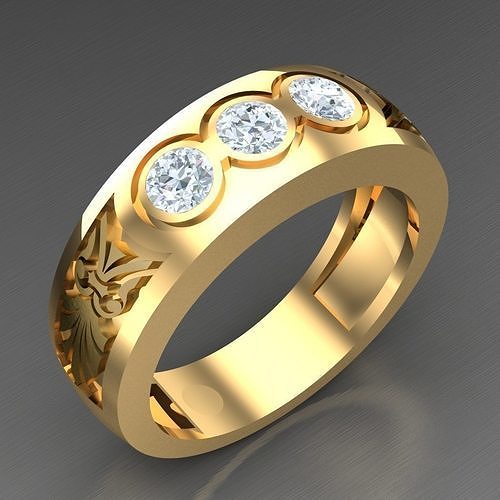 Man Ring New Design 2MR066 3D model