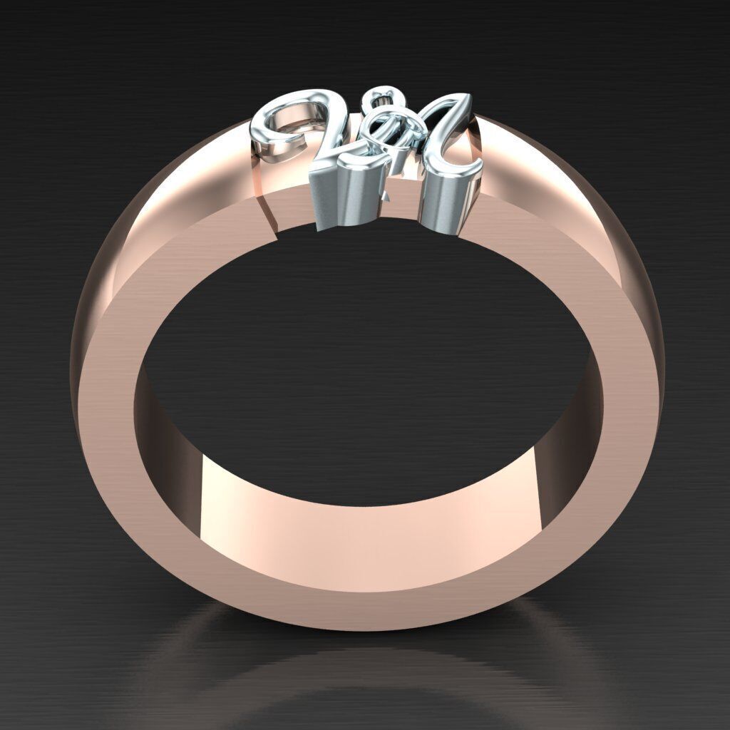 Man Ring New Design 2MR064 3D model_3