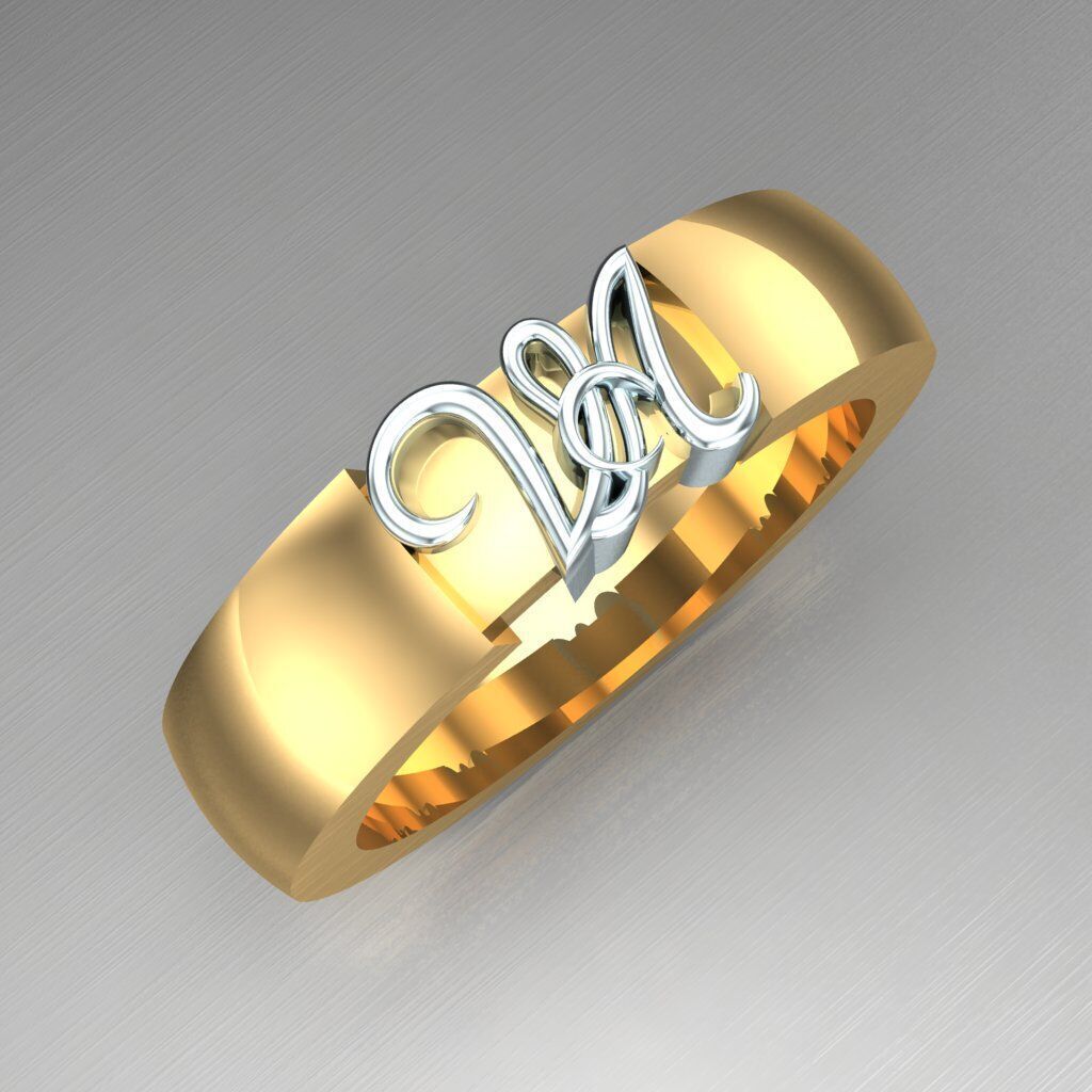 Man Ring New Design 2MR064 3D model_10