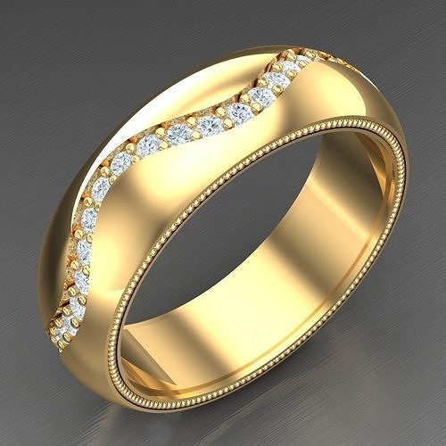 Man Ring New Design 2MR063 3D model