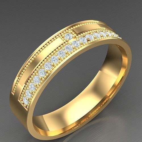 Man Ring New Design 2MR060 3D model
