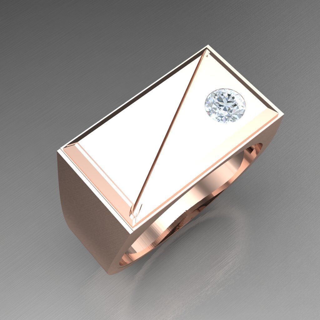 Man Ring New Design 2MR058 3D model_10