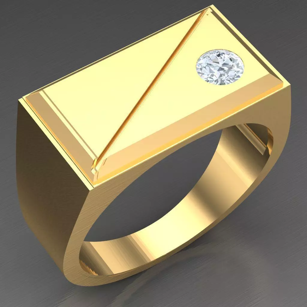 Man Ring New Design 2MR058 3D model_0