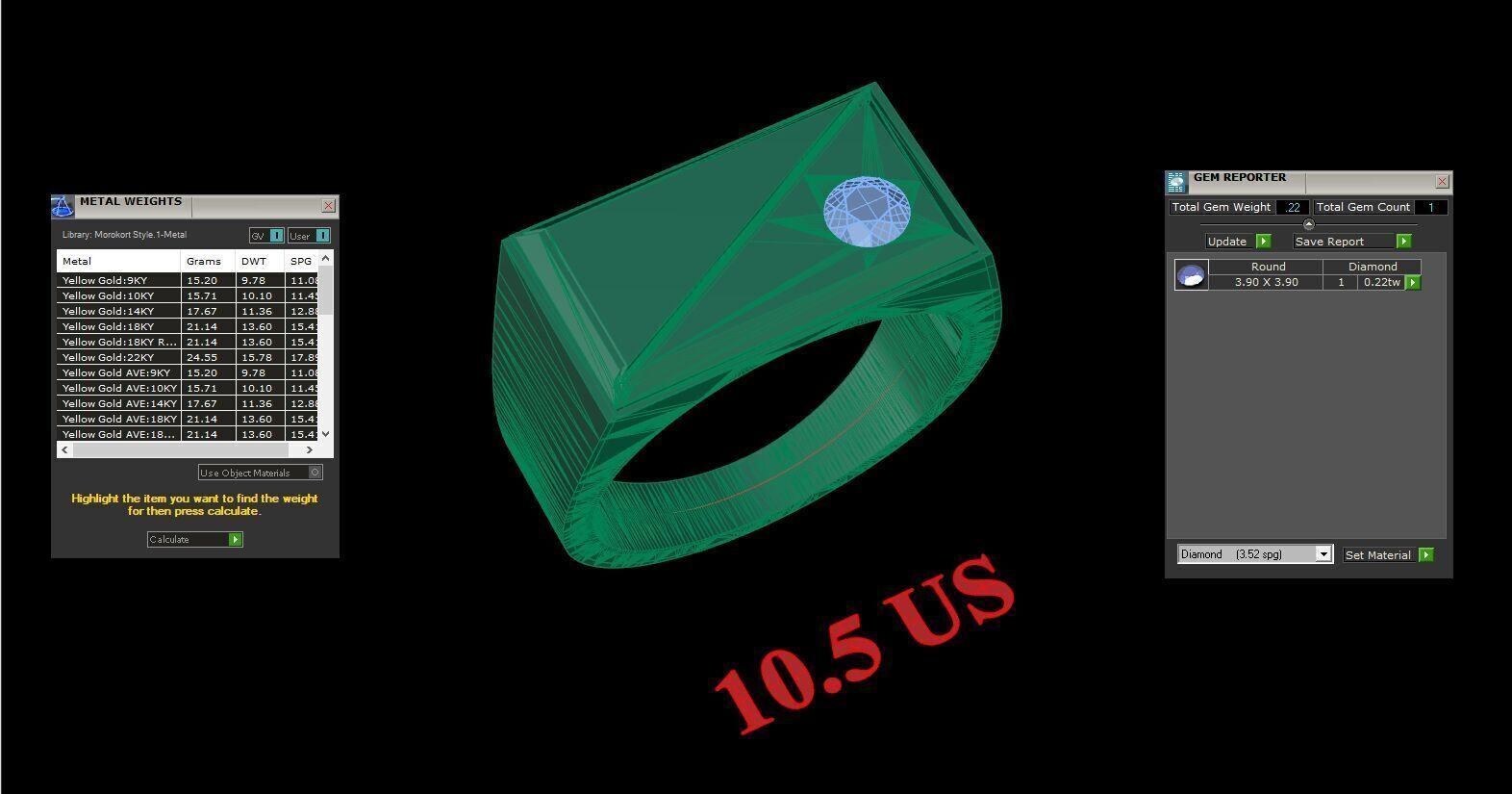 Man Ring New Design 2MR058 3D model_1