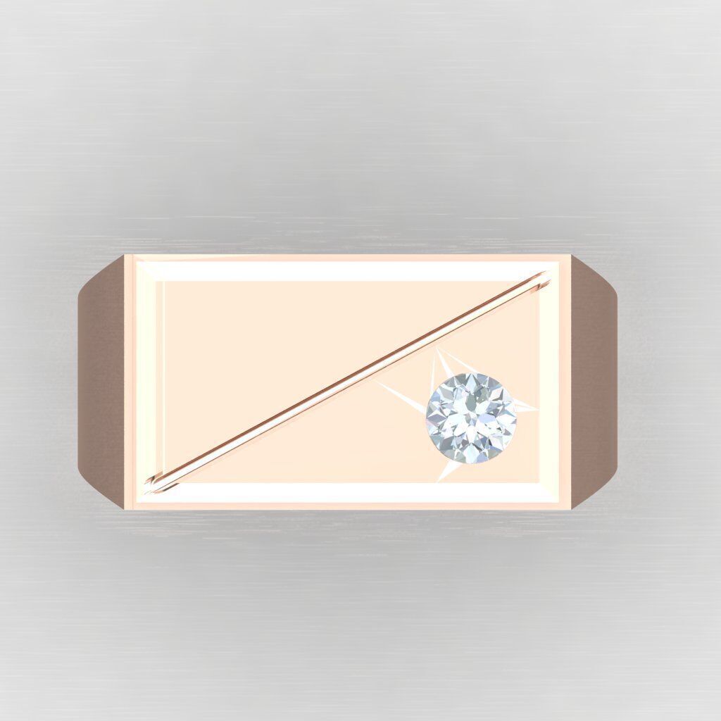 Man Ring New Design 2MR058 3D model_8