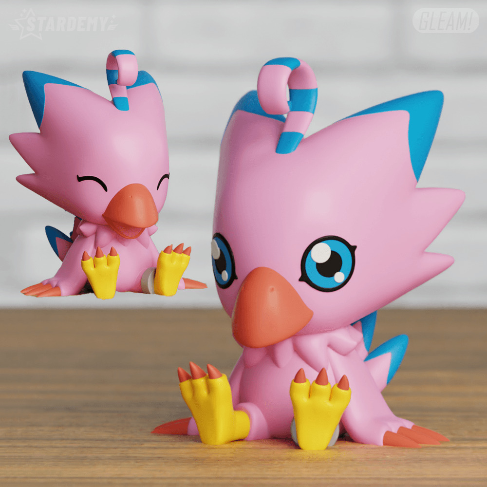 Digimon Collection Chibi 20 models Agumon Gabumon Patamon Tailmo 3D print model_5