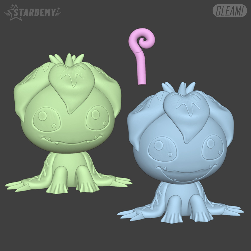 Digimon Collection Chibi 20 models Agumon Gabumon Patamon Tailmo 3D print model_8