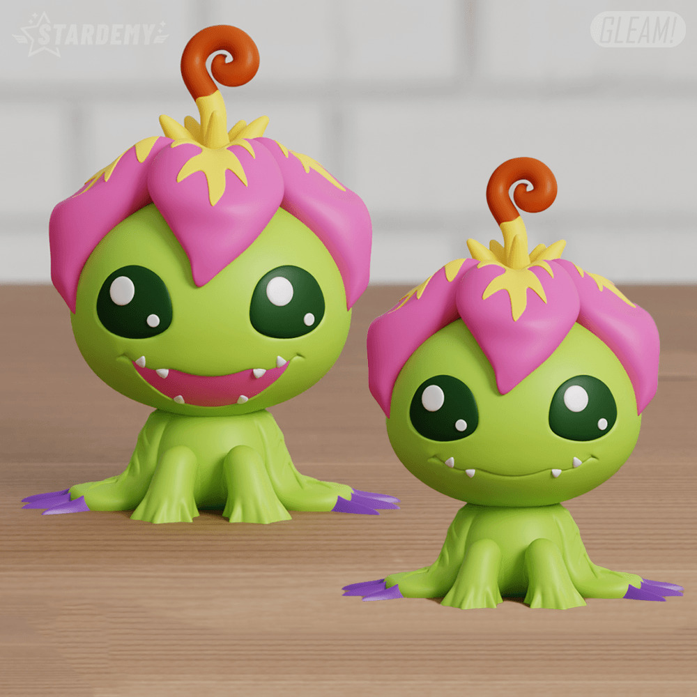 Digimon Collection Chibi 20 models Agumon Gabumon Patamon Tailmo 3D print model_7