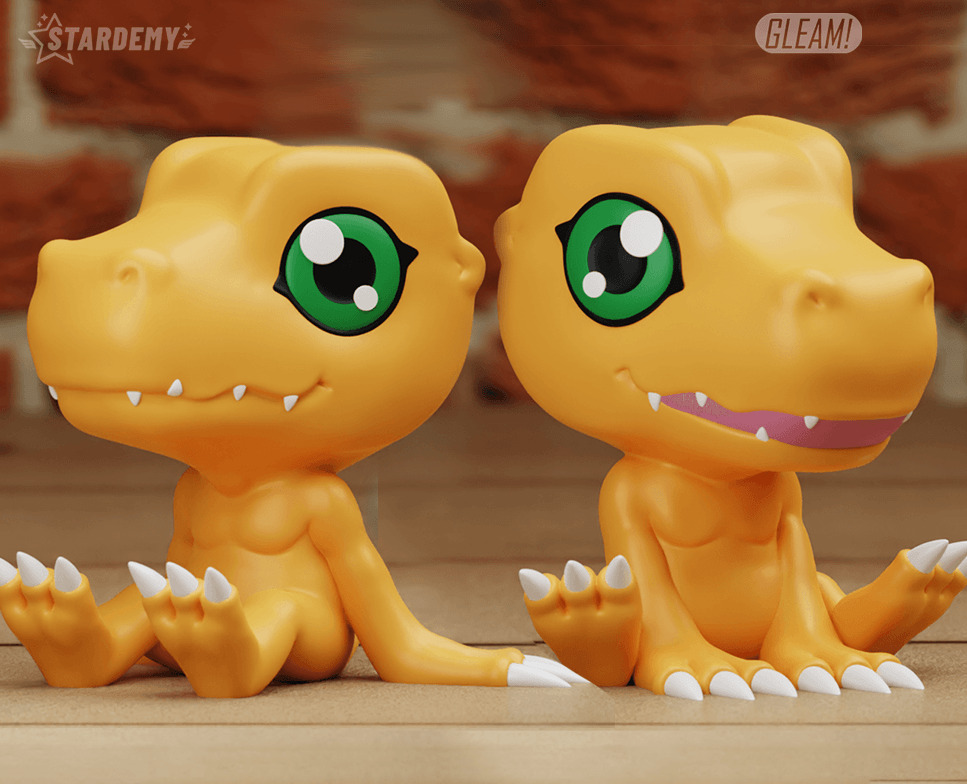 Digimon Collection Chibi 20 models Agumon Gabumon Patamon Tailmo 3D print model_1