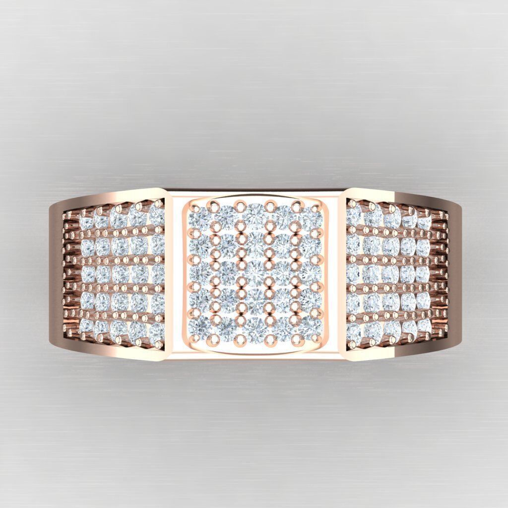 Man Ring New Design 2MR045 3D model_8