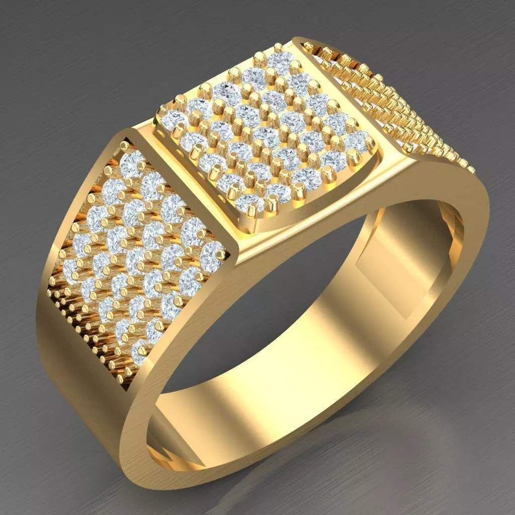 Man Ring New Design 2MR045 3D model_0