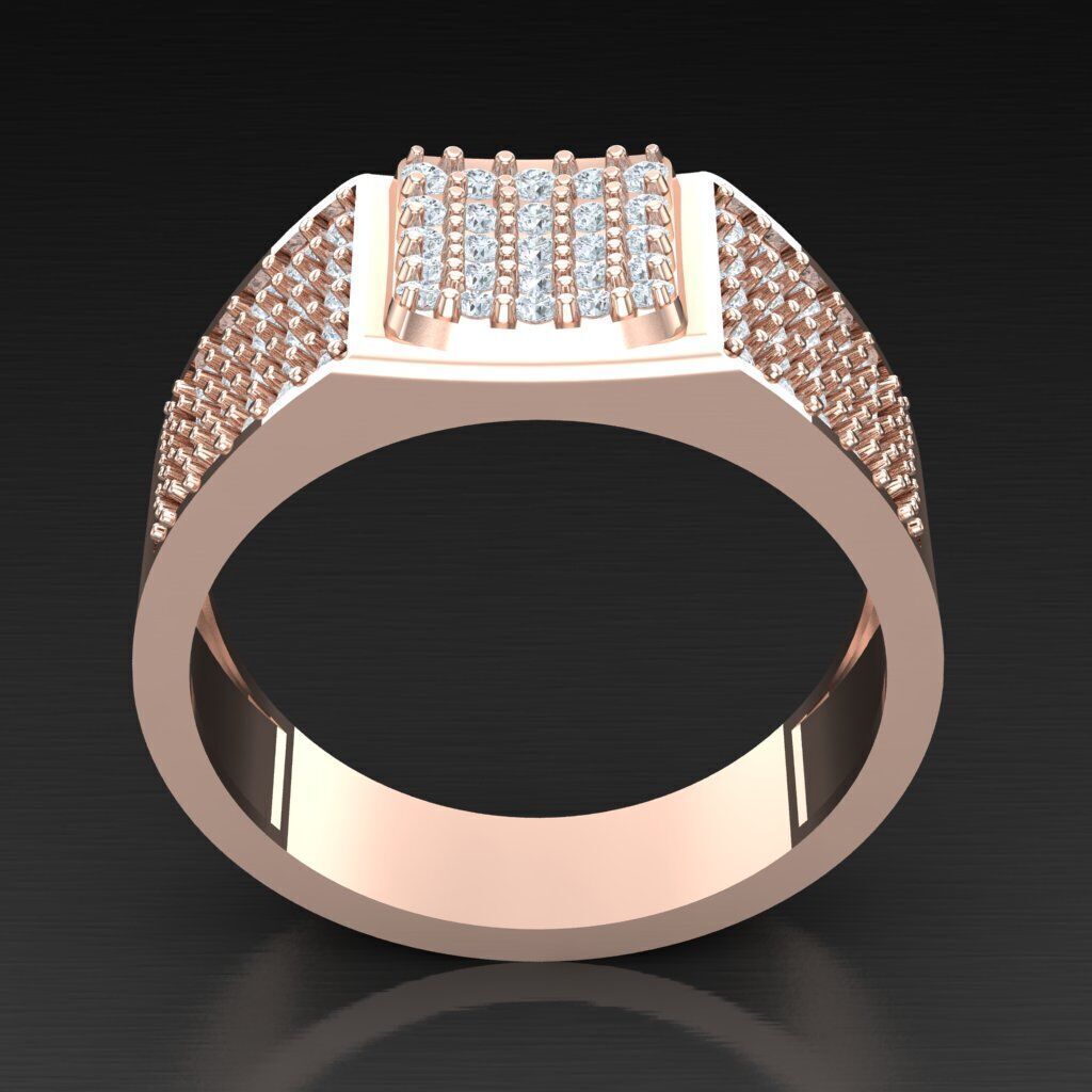 Man Ring New Design 2MR045 3D model_4