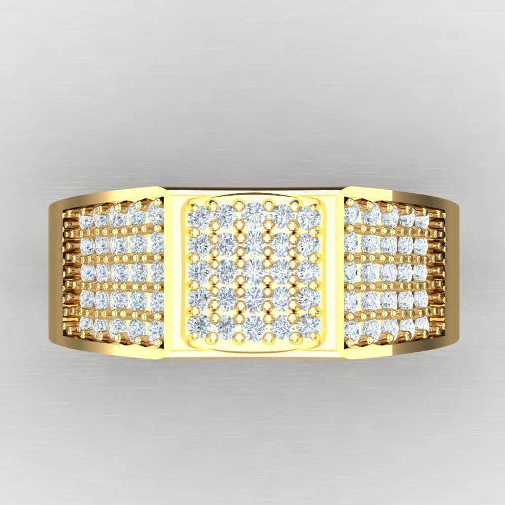 Man Ring New Design 2MR045 3D model_9