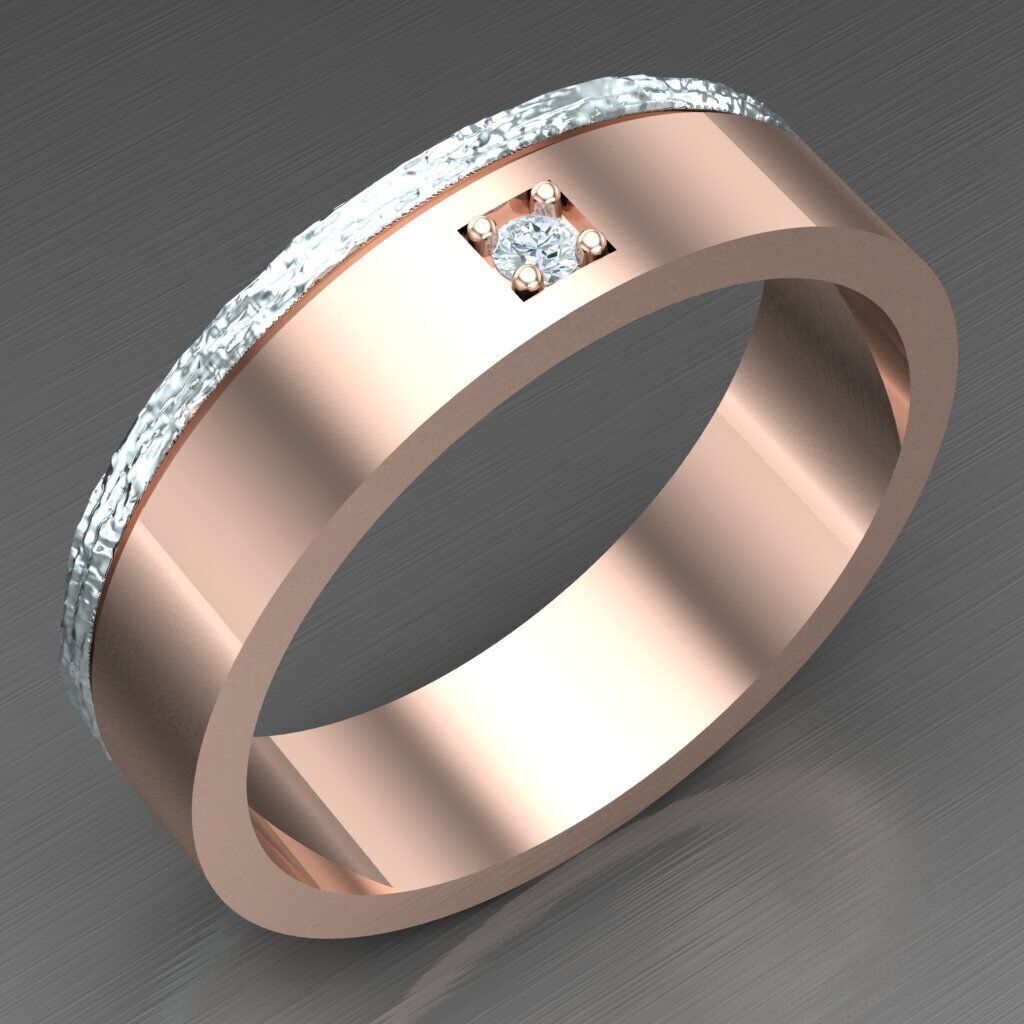 Man Ring New Design 2MR044 3D model_3