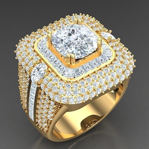 Man Ring New Design 2MR043 3D model