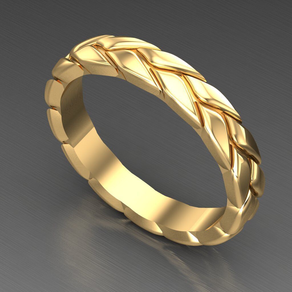Man Ring New Design 2MR040 3D model_6