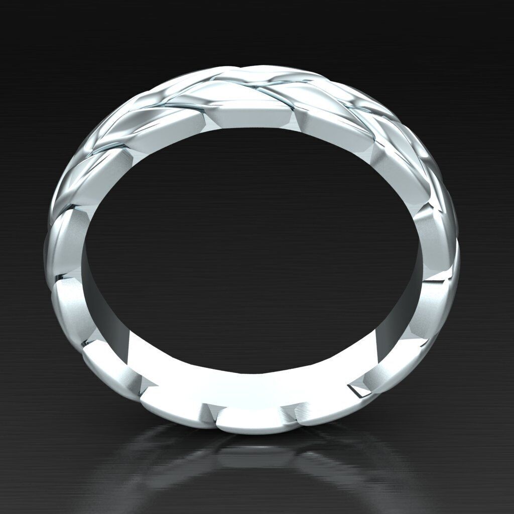 Man Ring New Design 2MR040 3D model_3