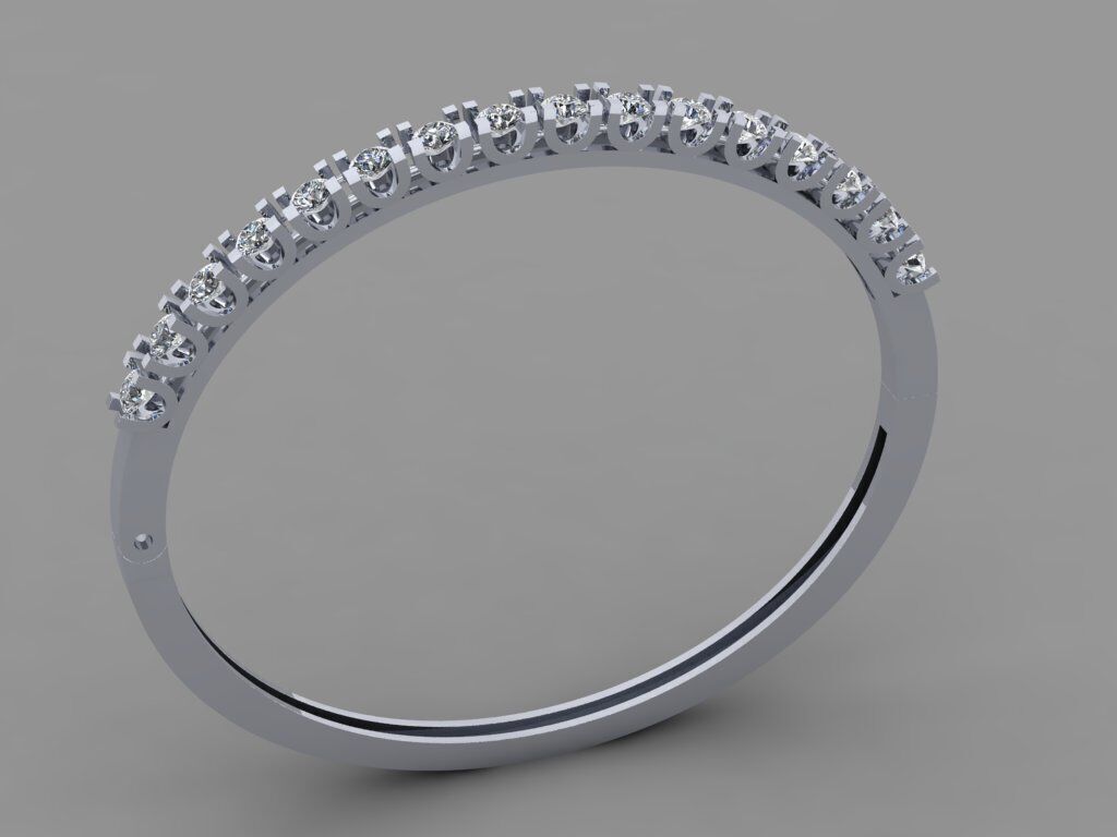 women bracelet 3D print model_16