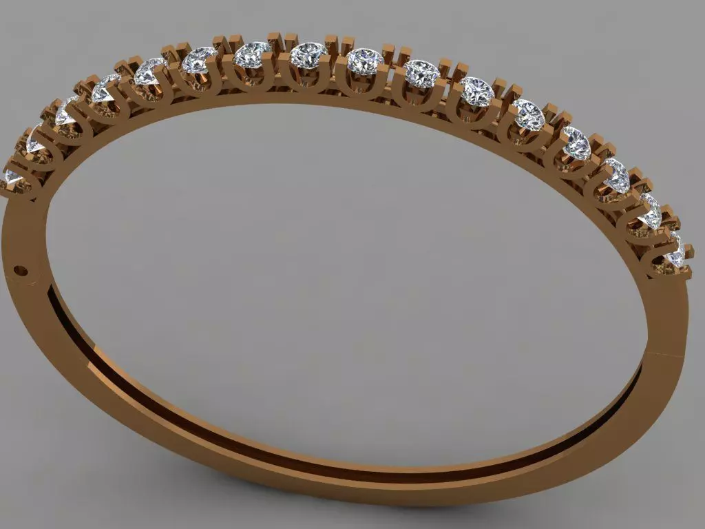 women bracelet 3D print model_0