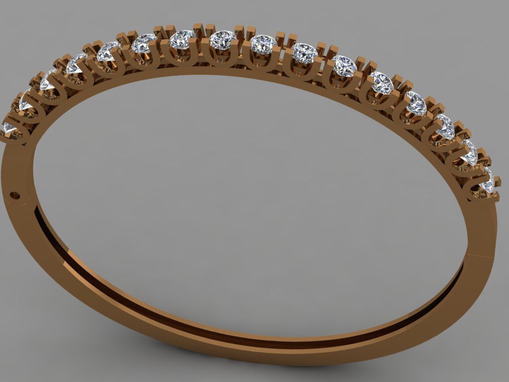 women bracelet 3D print model_10