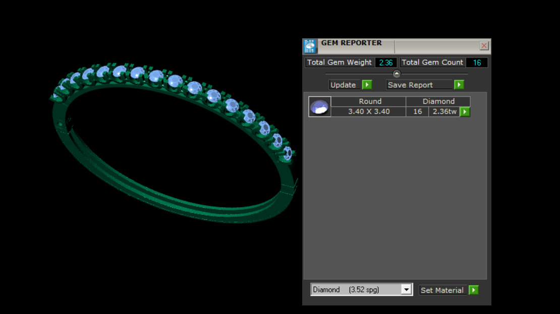 women bracelet 3D print model_17