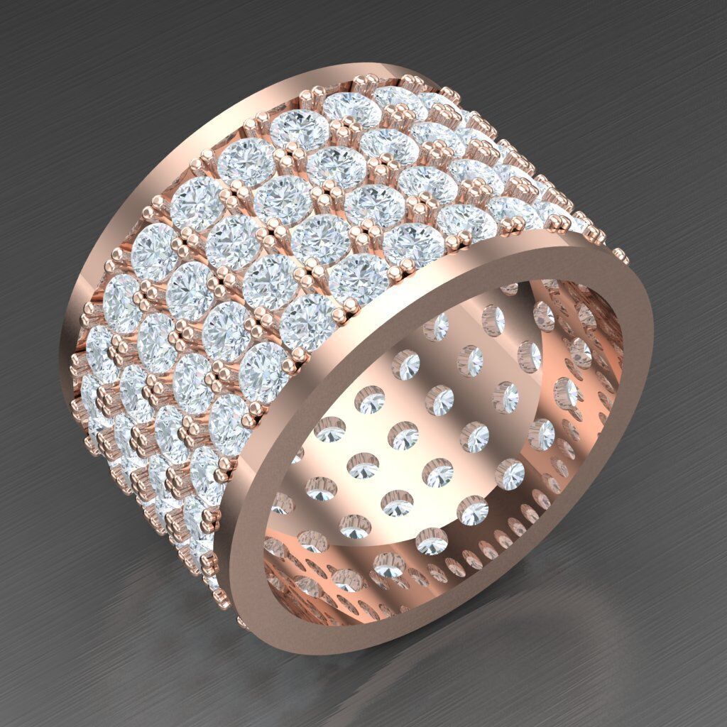 Man Ring New Design 2MR039 3D print model_3