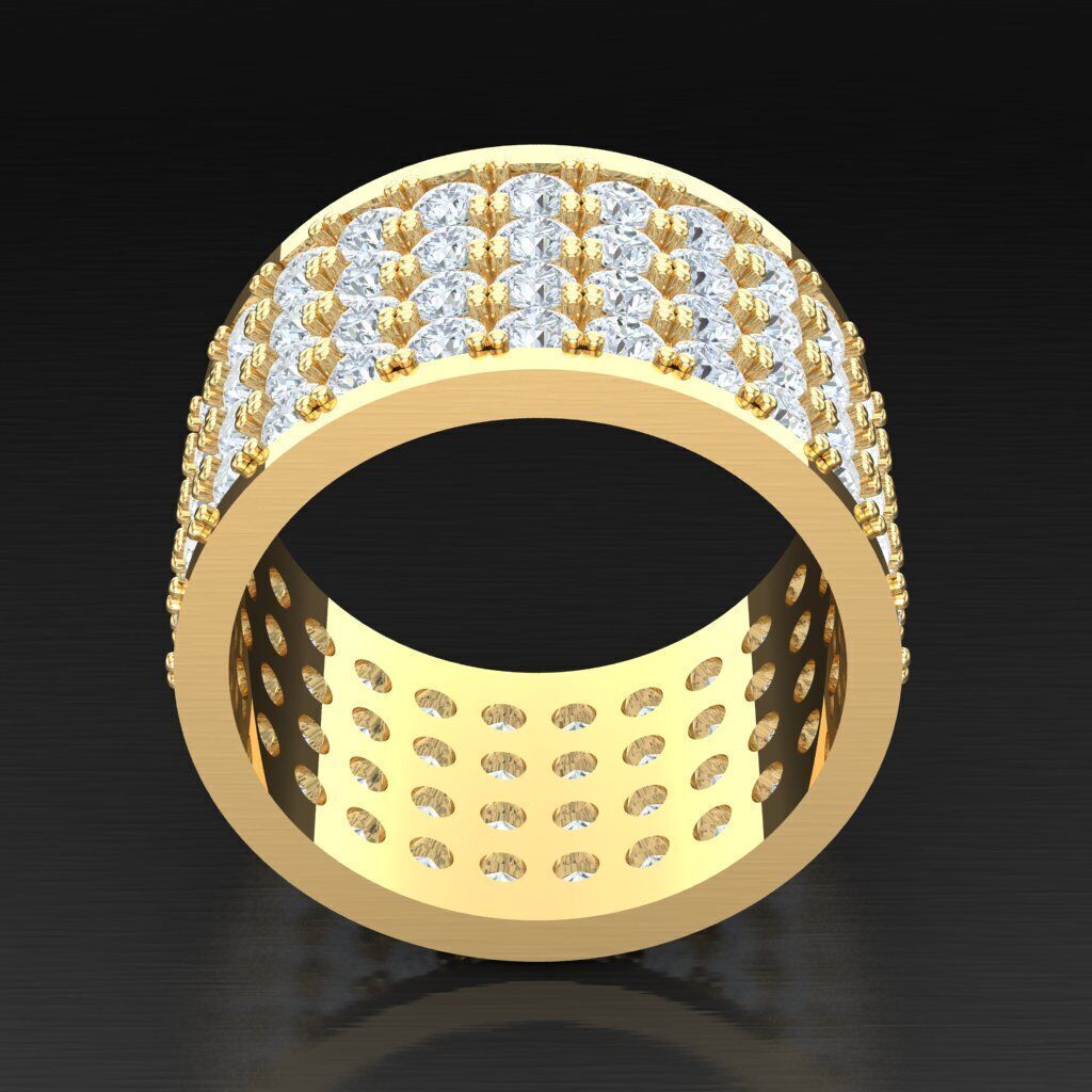 Man Ring New Design 2MR039 3D print model_5
