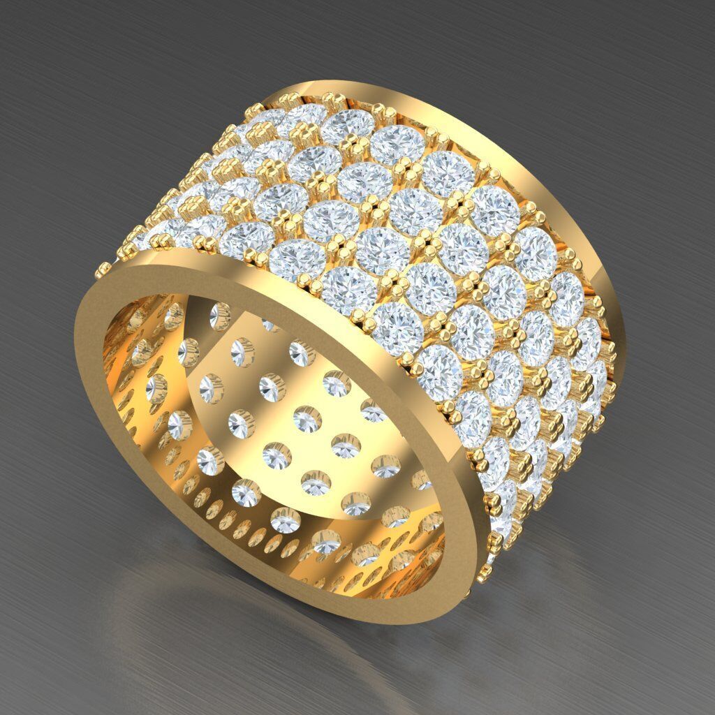 Man Ring New Design 2MR039 3D print model_7