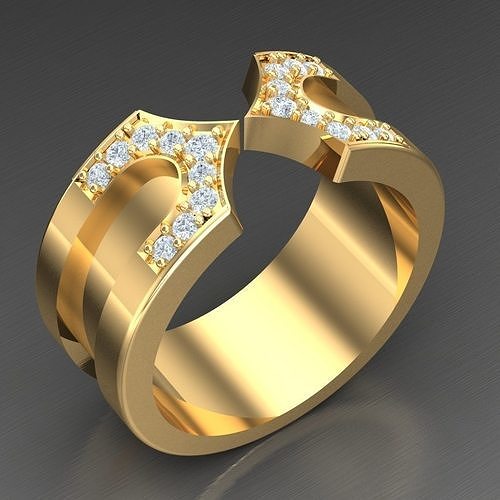 Man Ring New Design 2MR038 3D model