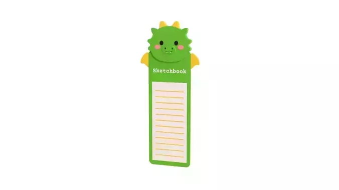 Dragon Sketchbook Low-poly 3D model