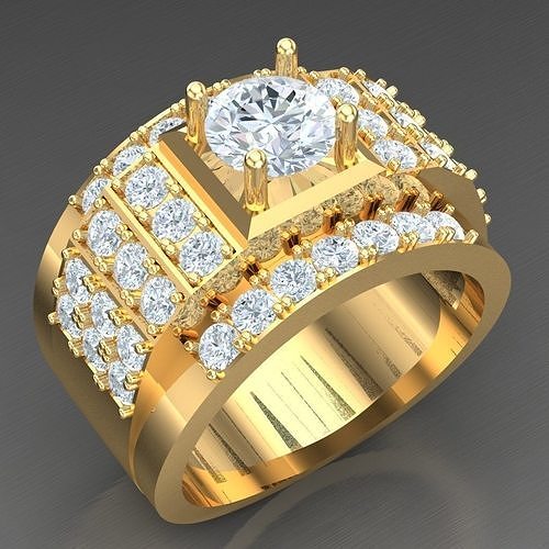 Man Ring New Design 2MR034 3D print model