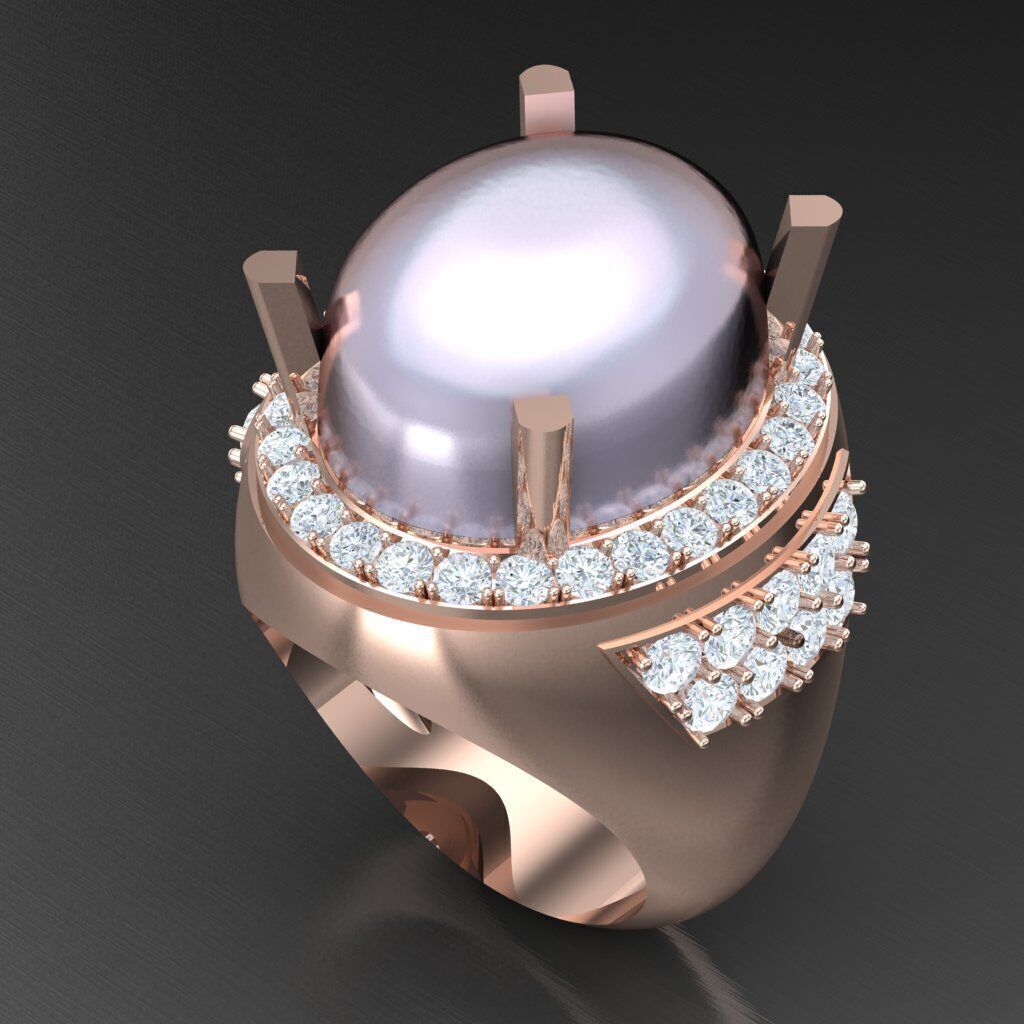 Man Ring New Design 2MR031 3D model_6