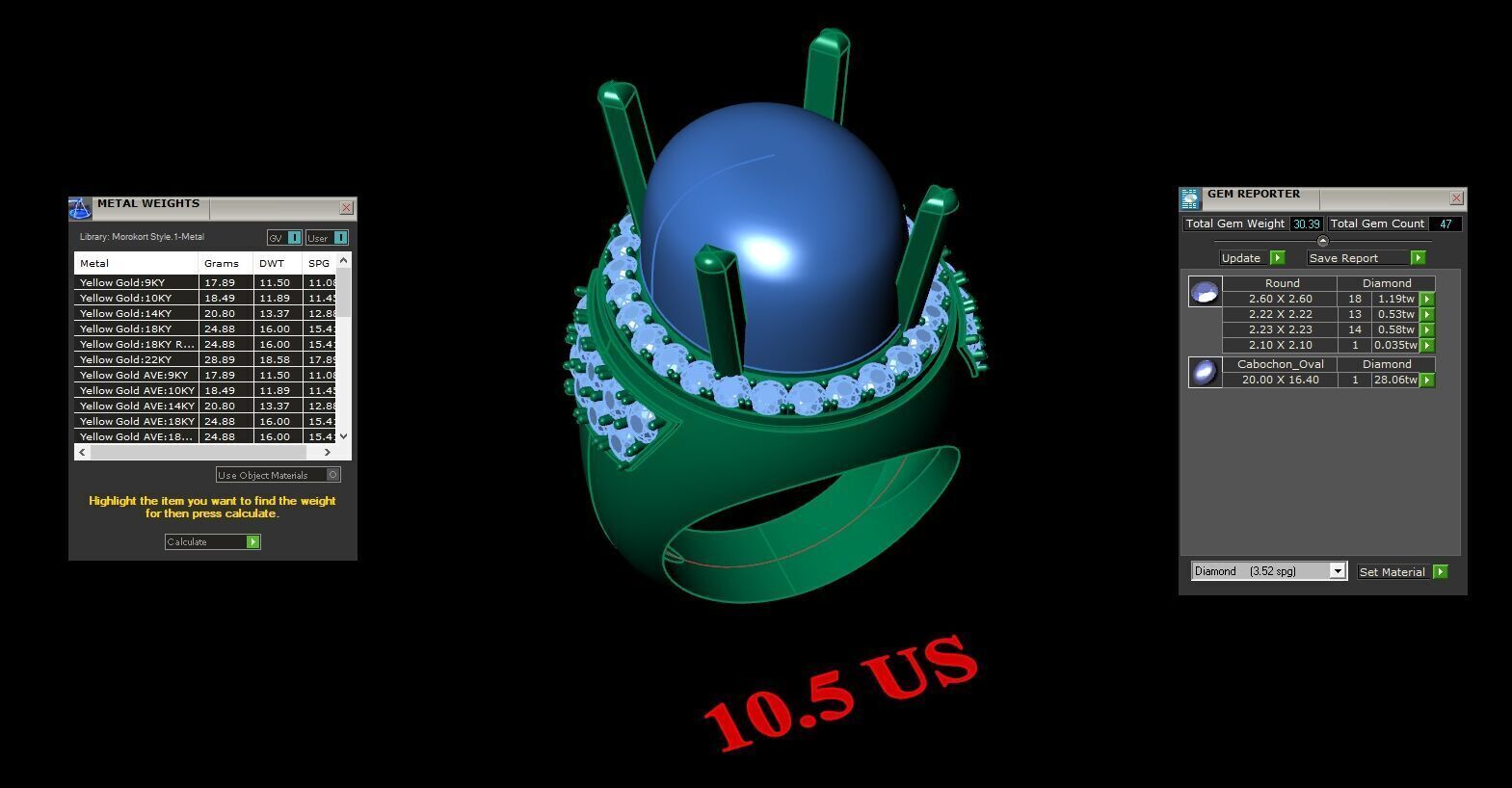 Man Ring New Design 2MR031 3D model_1