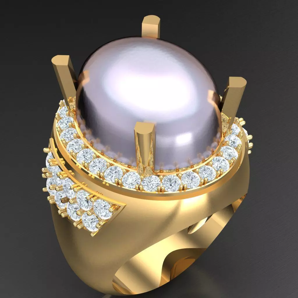 Man Ring New Design 2MR031 3D model_0