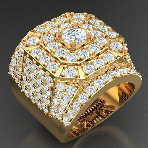 Man Ring New Design 2MR030 3D model