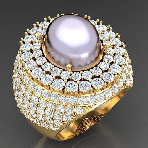 Man Ring New Design 2MR028 3D print model