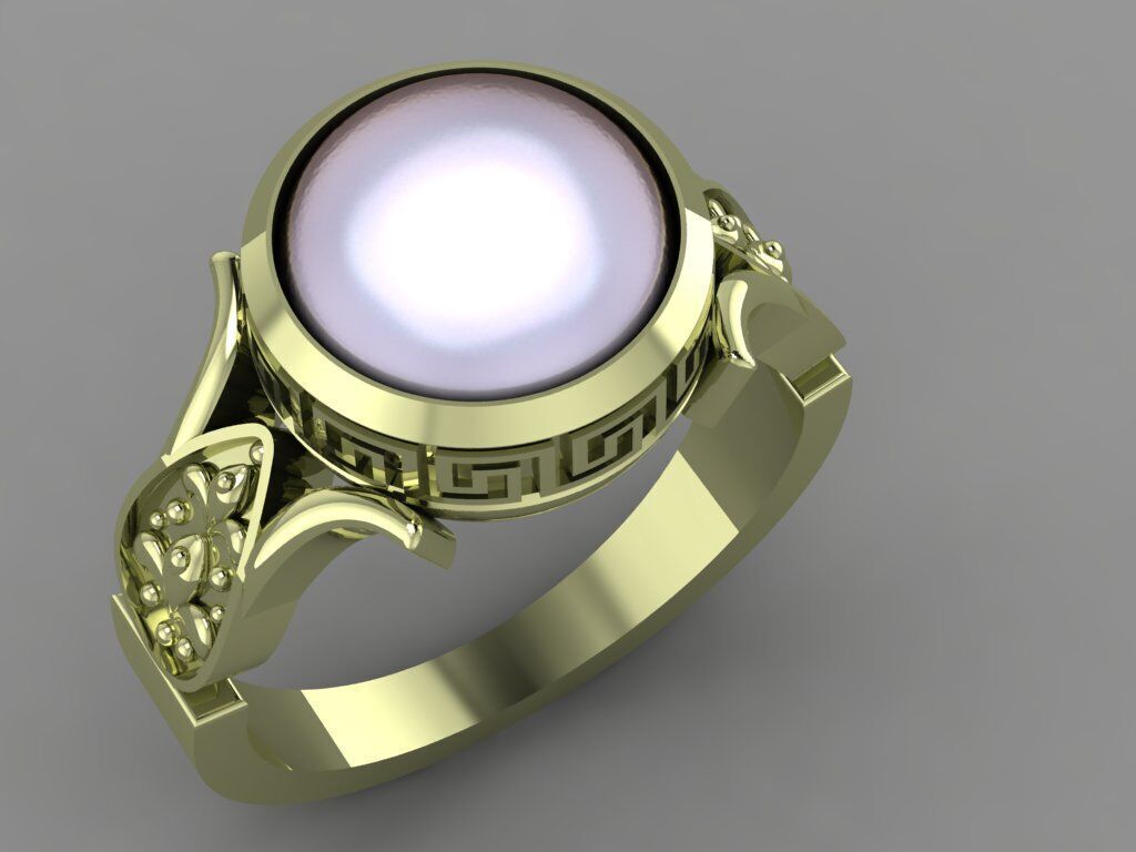 women ring 3D print model_15