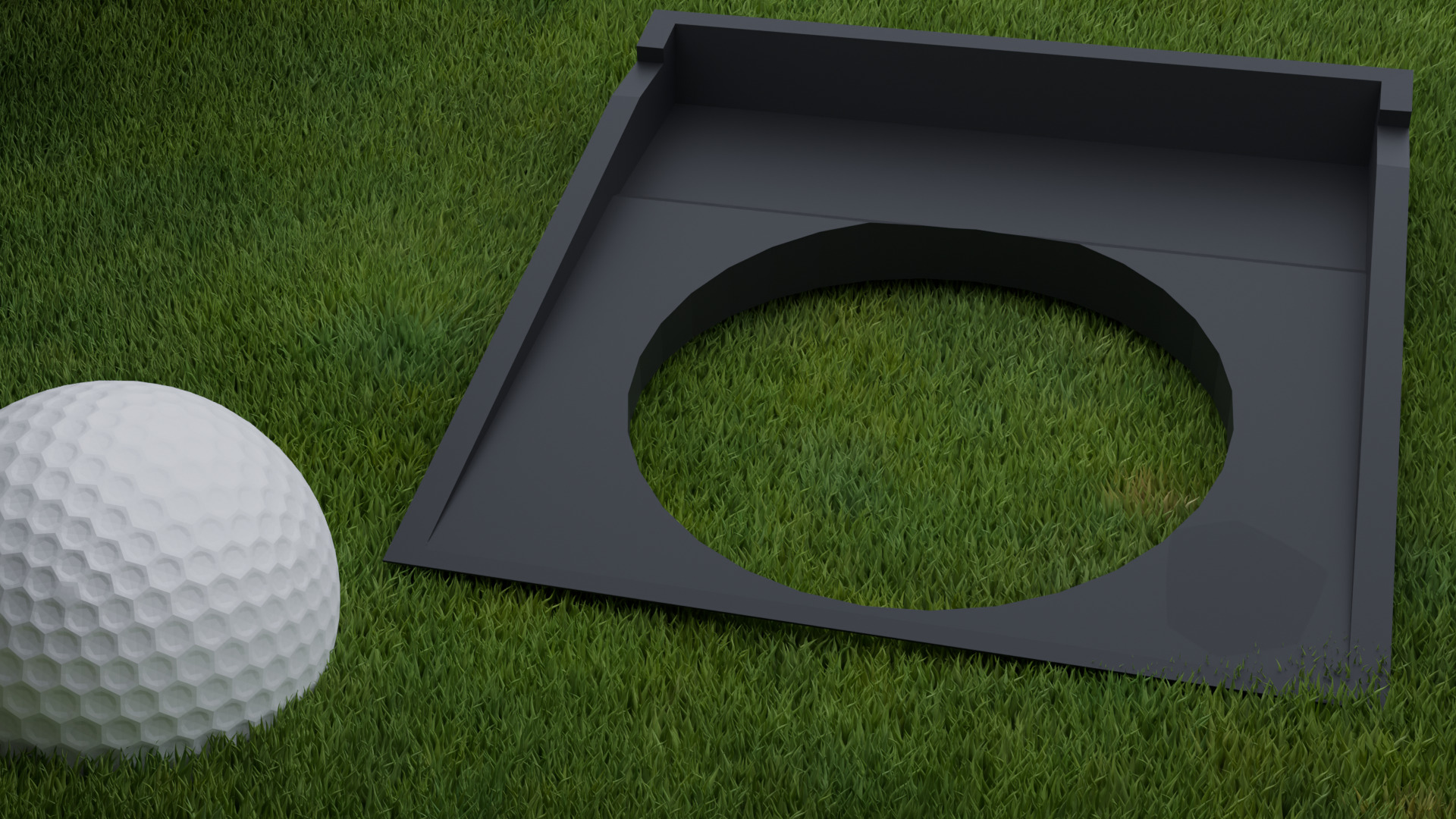 3D Printable Perfect Putt Ramp Golf Putting Trainer 3D print model_5