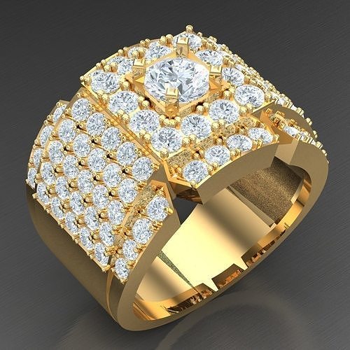 Man Ring New Design 2MR024 3D print model