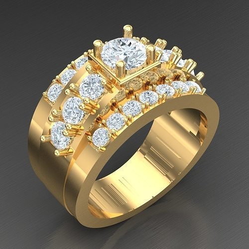 Man Ring New Design 2MR023 3D print model