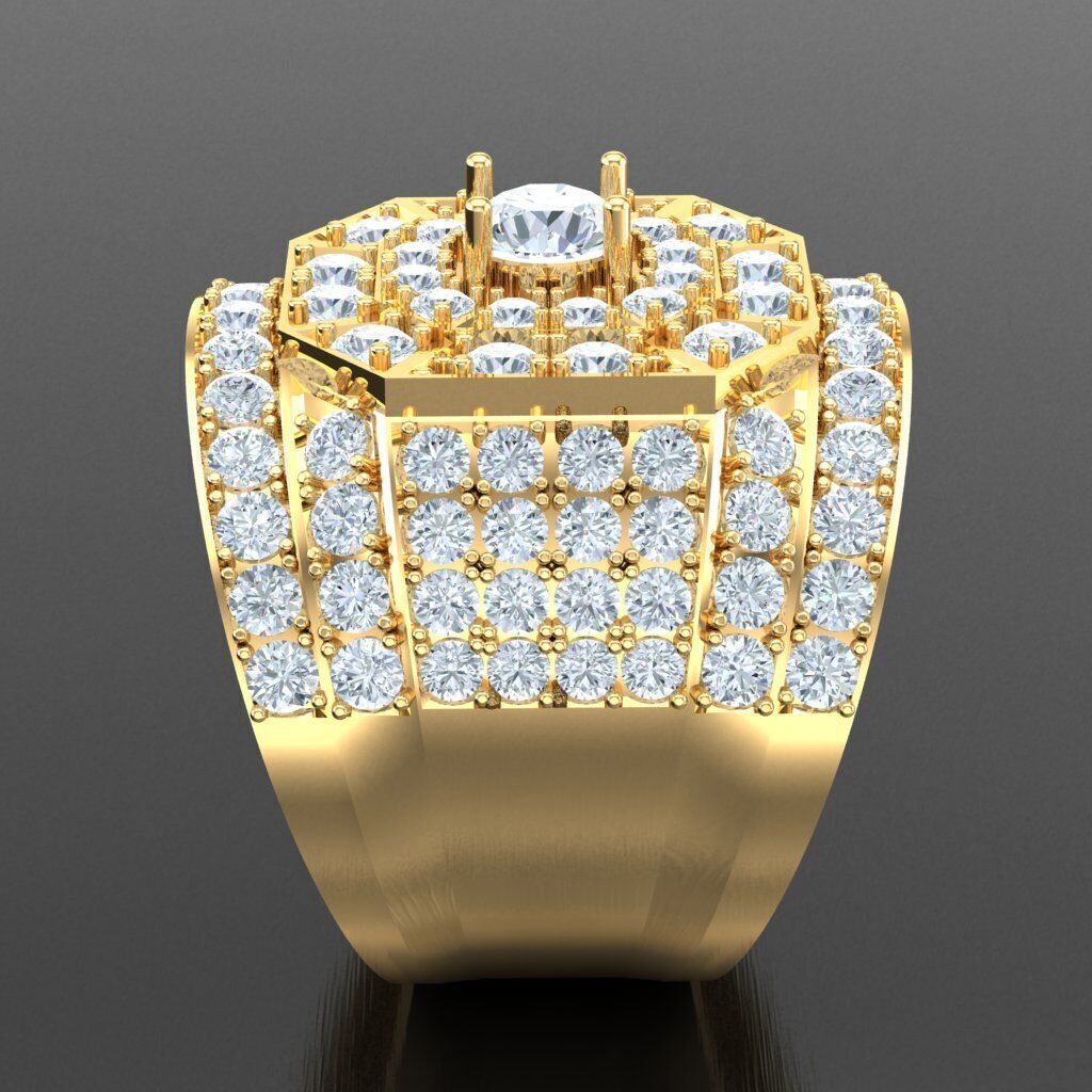 Man Ring New Design 2MR022 3D print model_13