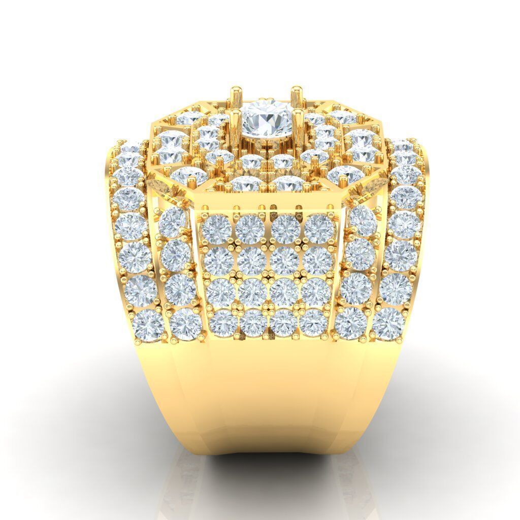 Man Ring New Design 2MR022 3D print model_15