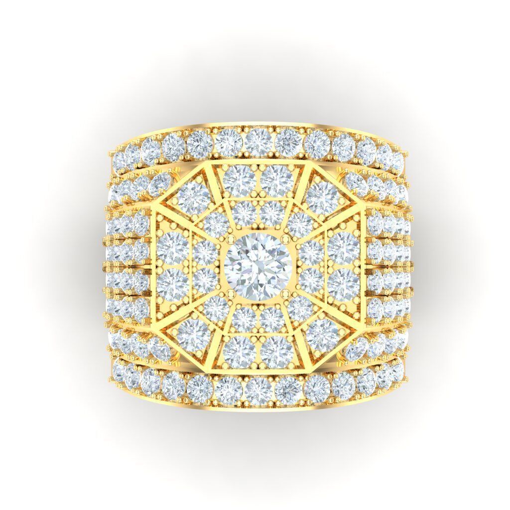 Man Ring New Design 2MR022 3D print model_19