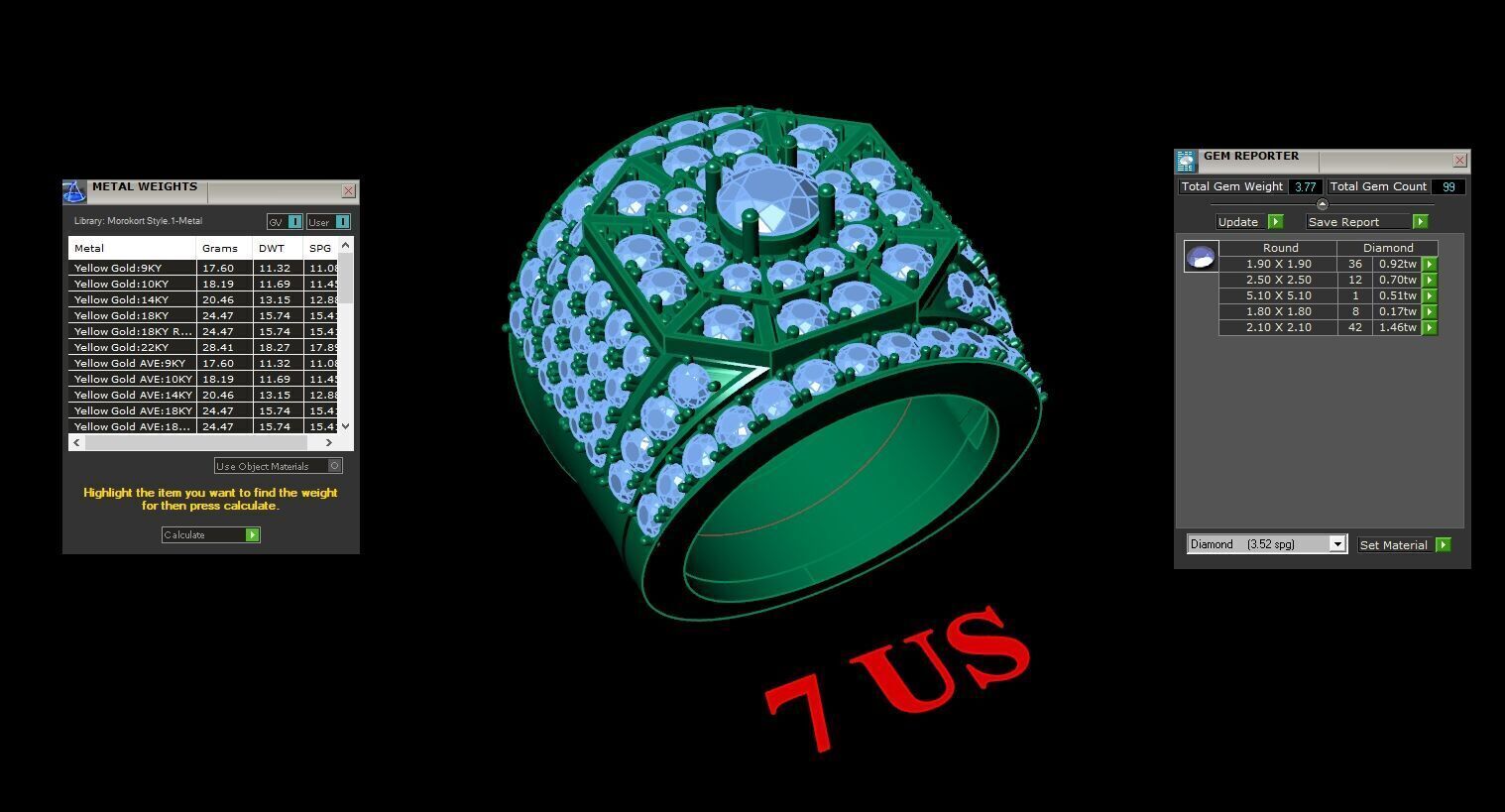 Man Ring New Design 2MR022 3D print model_1