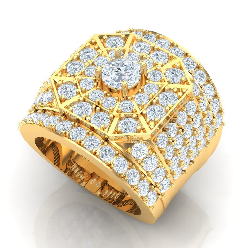 Man Ring New Design 2MR022 3D print model_17