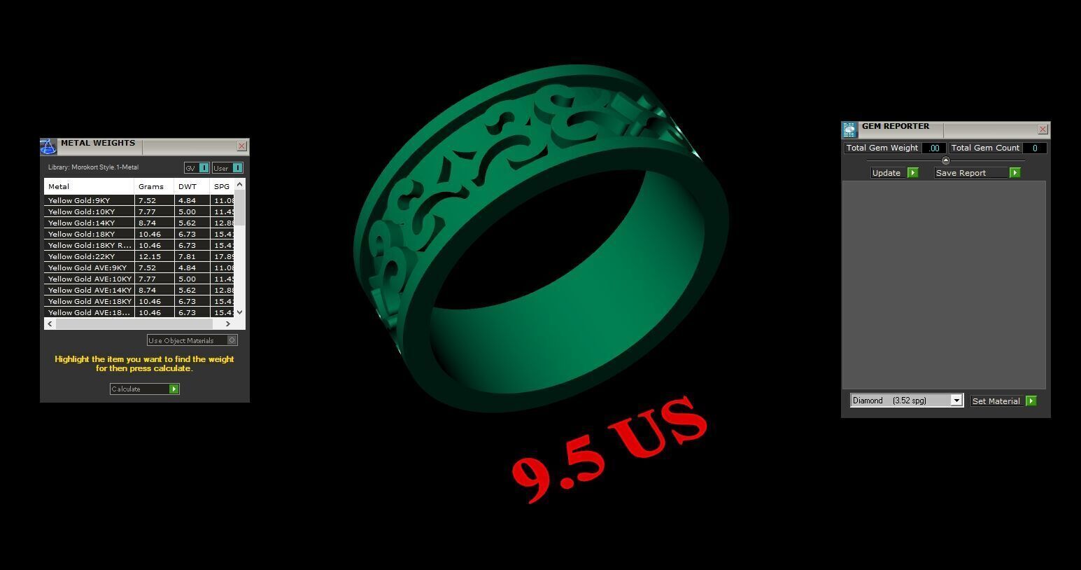 Man Ring New Design 2MR020 3D model_1