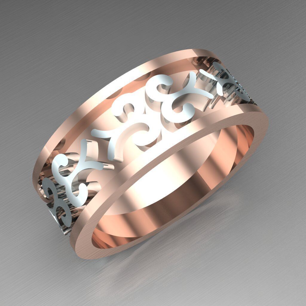 Man Ring New Design 2MR020 3D model_9